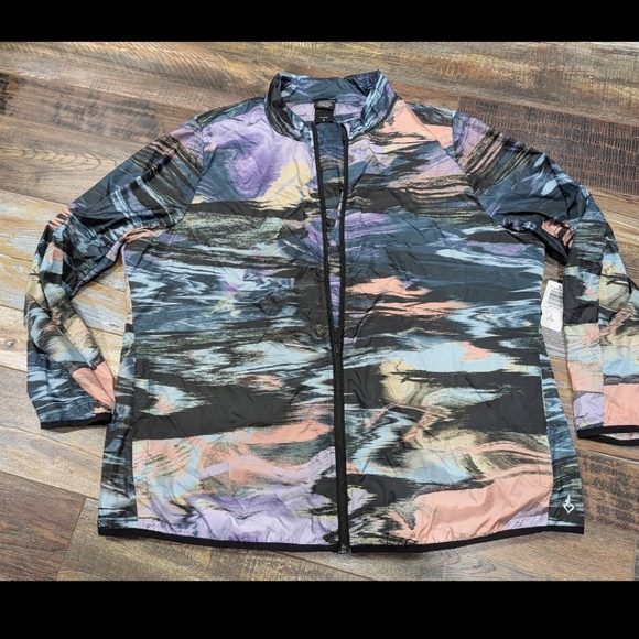 torrid Jackets & Blazers - NWT Torrid Happy Camper Polyester Woven Lightweight Active Jacket 2X